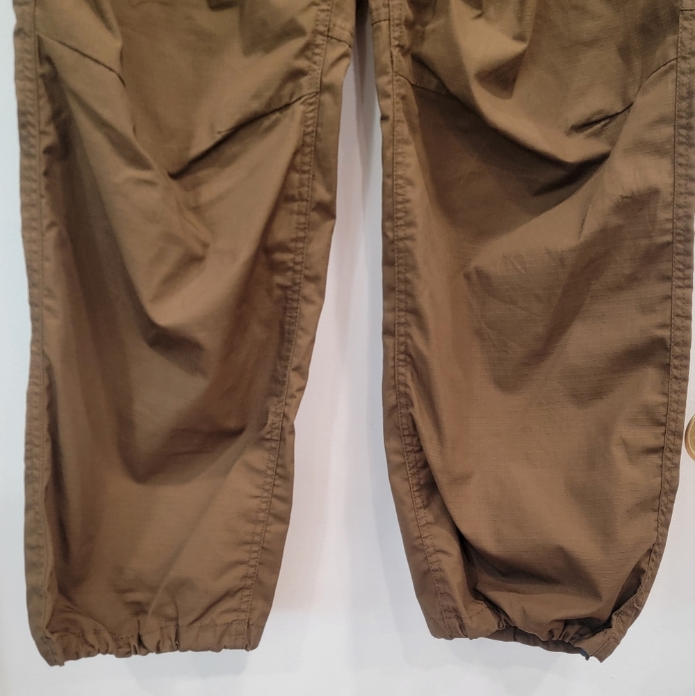 H&M Brown Relaxed Fit Pants with Drawstring Size Large Great Condition! - Picture 4 of 11